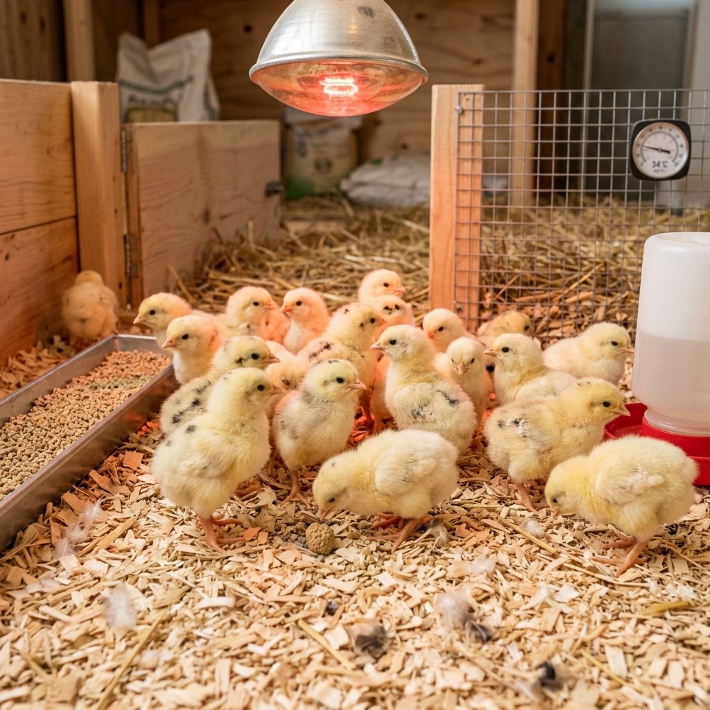 Day Old Sonali chicks at Idea Poultry Farming